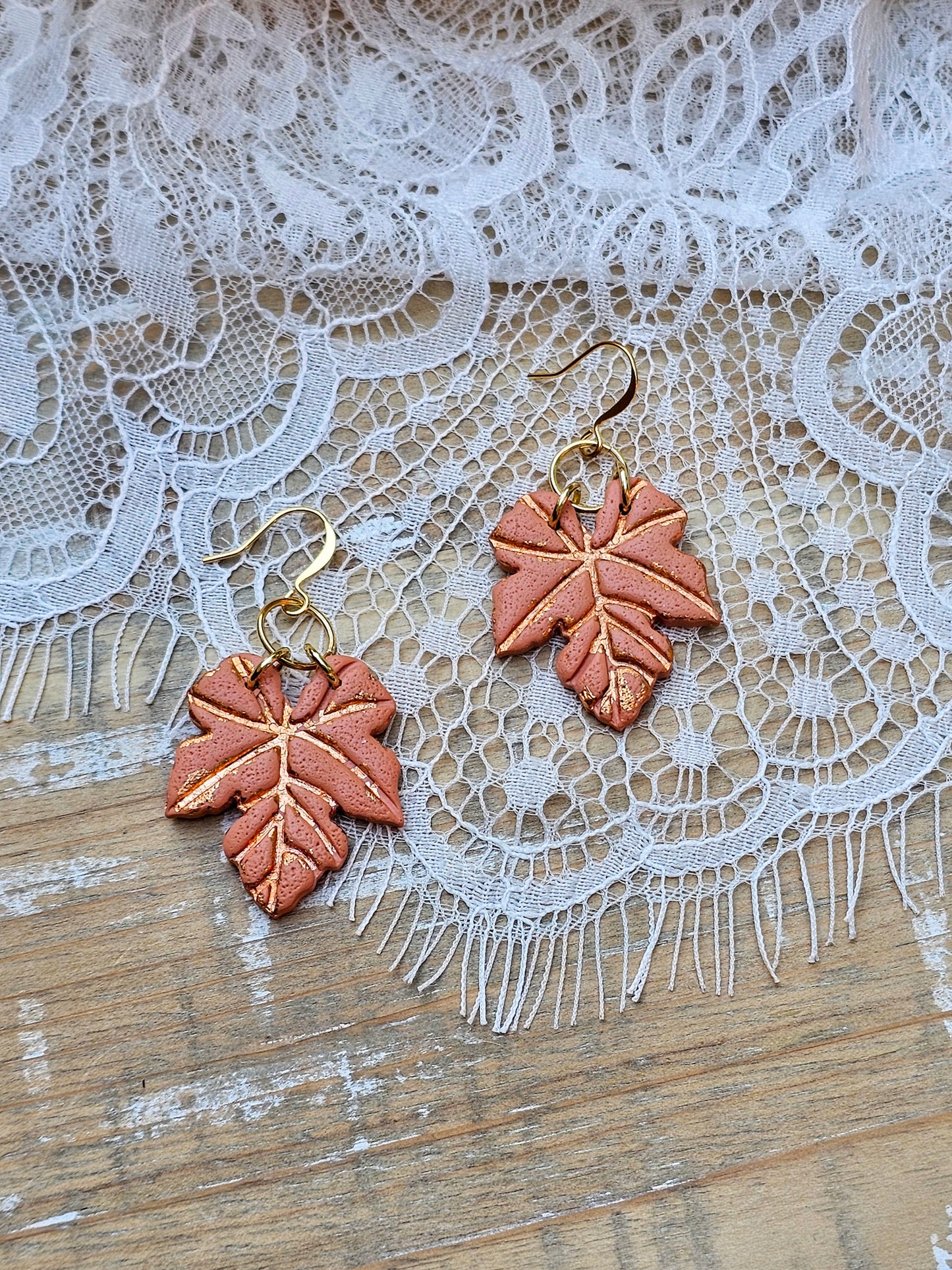 Maple Leaf Earrings | Halloween Earrings