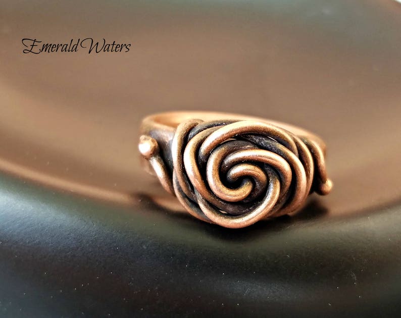 Copper Rose Ring