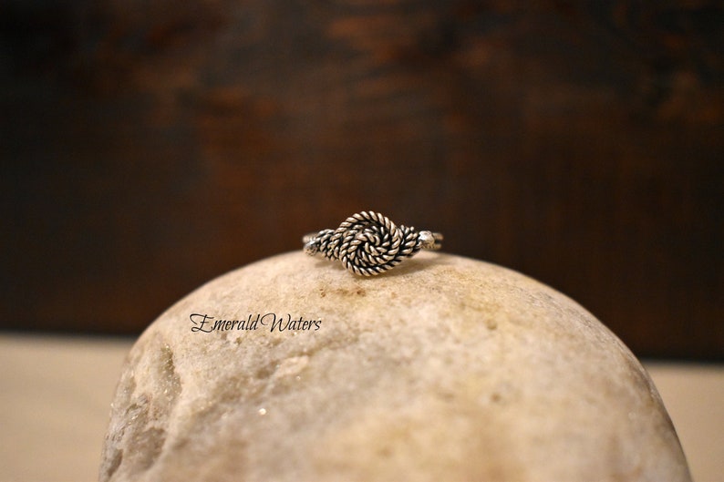 Silver Rose Wire Ring